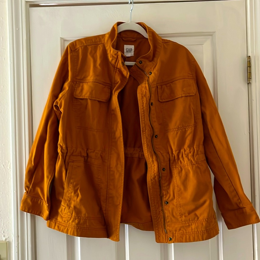 ✨NWOT✨ GAP UTILITY JACKET in TOBACCO LEAF SZ L